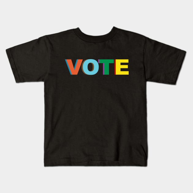 Vote masks 2020 Kids T-Shirt by Daytone